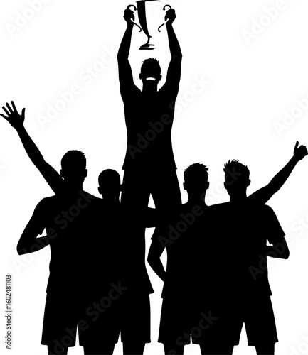 tennis, silhouette, sport, players, female athletes, tennis match, racquet, action, movement, athletic, competitive, black and white, vector art, illustration, 