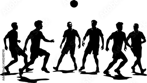 tennis, silhouette, sport, players, female athletes, tennis match, racquet, action, movement, athletic, competitive, black and white, vector art, illustration, 