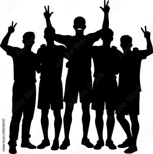 tennis, silhouette, sport, players vector bundle