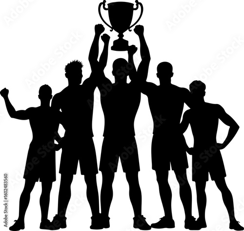 tennis, silhouette, sport, players vector bundle