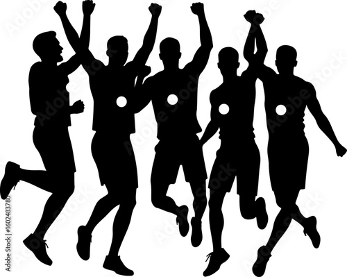 tennis, silhouette, sport, players vector bundle
