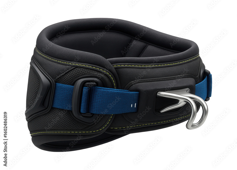 Naklejka premium Wind surfing waist harness with adjustable hook height