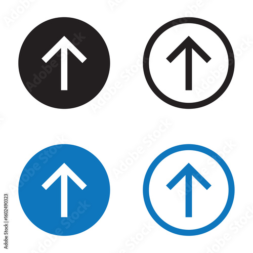 Free Download Up, down, left and right arrows icon. Up, down, left and right arrows solid and line icon set. vector illustration. eps file. - GFXLoad
