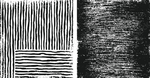 Wallpaper Mural Grunge brush texture white and black.  Scratched and Cracked Grunge Urban, Texture Vector. Dust Overlay Distress Grainy Grungy, set transparent background Torontodigital.ca