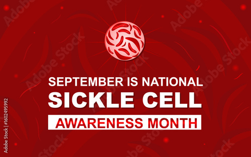 National Sickle Cell Awareness Month is an annual observance dedicated to raising awareness about sickle cell disease (SCD), Great for cards, banners, posters, social media and more.