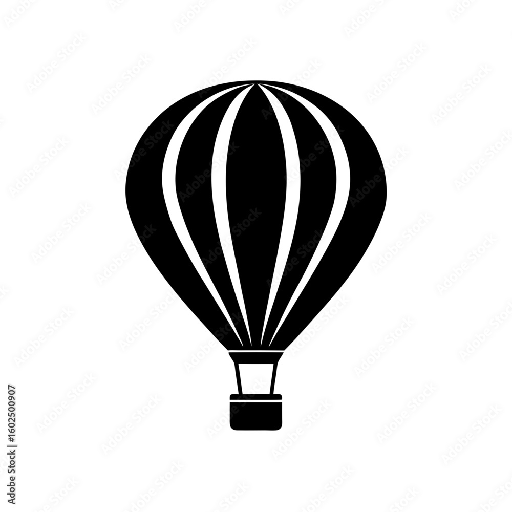 Naklejka premium hot air balloon icon vector