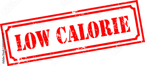Grunge stamp low calorie