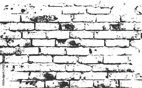 Dark Grunge Brick Wall Texture Background for Graphic and Design Use