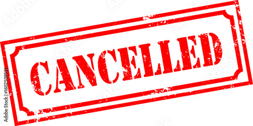 Grunge stamp cancelled