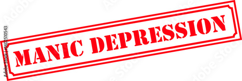 Grunge stamp manic depression