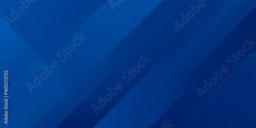 Abstract blue background with glowing geometric lines. Modern blue gradient square shape design. Futuristic technology concept. Suit for brochure, corporate, website, poster, banner, cover modern