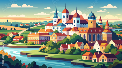 very Beautiful panorama Koszalin