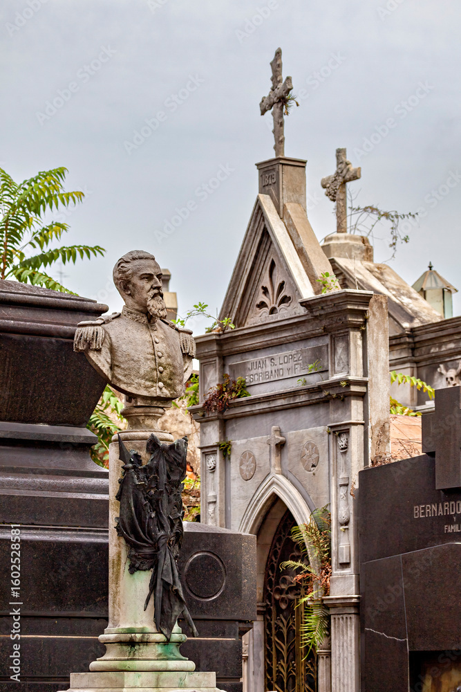Fototapeta premium The Cemetery La Recoleta in Buenos Aires in Argentina