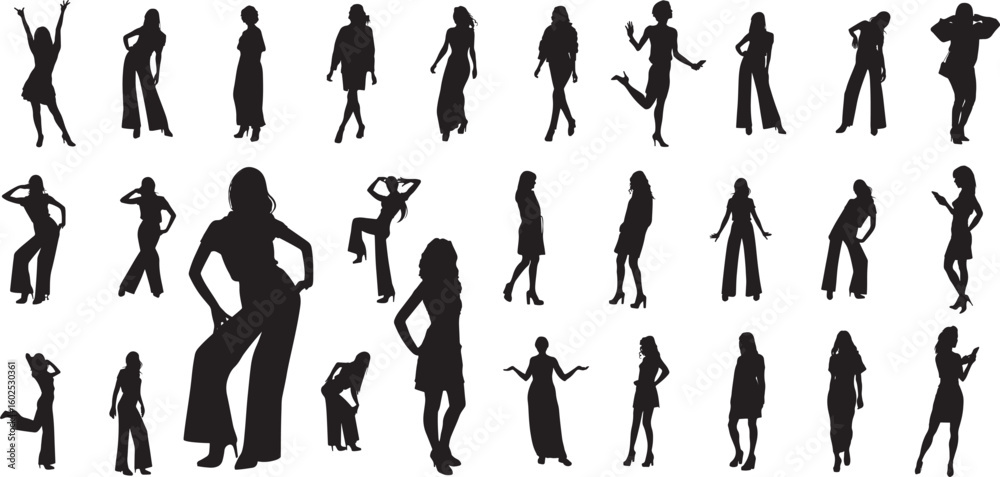 Female Silhouette Vector Pack – Woman, Dance, Elegant, Pose, Body, Movement, Shape, Beauty, Grace, Fashion, Art, Stylish, Fitness, Black, Graphic Female Silhouette Vector Pack – Woman, Dance, Elegant, Pose, Body, Movement, Shape, Beauty, Grace, Fashion, Art, Stylish, Fitness, Black, Graphic