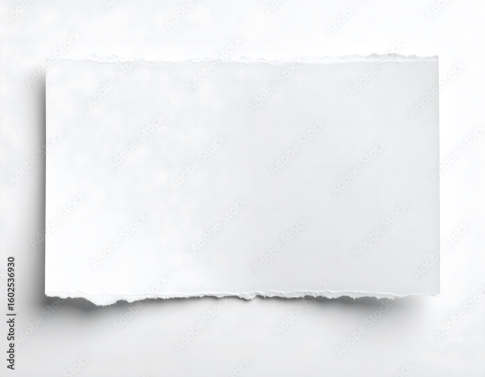 Obraz premium Illustration of torn paper.