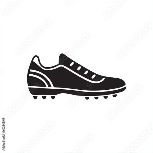 Soccer Cleat Silhouette Icon