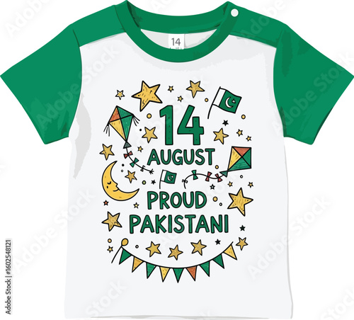 Buy proud pakistani august th shirt for kids online independence day apparel