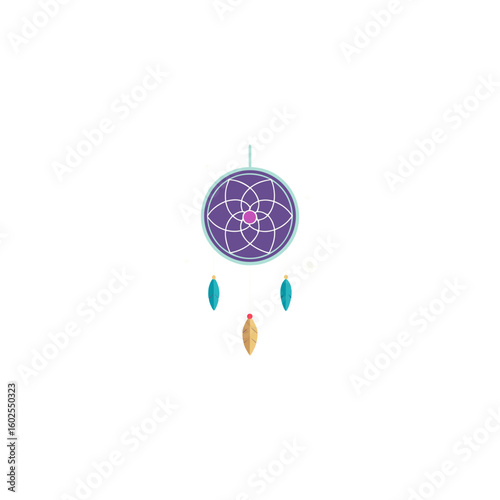 dreamcatcher with stardust caught in threads