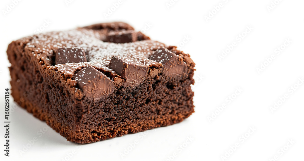 Delicious Chocolate Brownie with Powdered Sugar and Chocolate Chunks A Decadent Treat for Dessert Lovers and Sweet Cravings Perfect for a Cozy Night In with a Glass of Milk Delicious Chocolate Brownie with Powdered Sugar and Chocolate Chunks A Decadent Treat for Dessert Lovers and Sweet Cravings Perfect for a Cozy Night In with a Glass of Milk