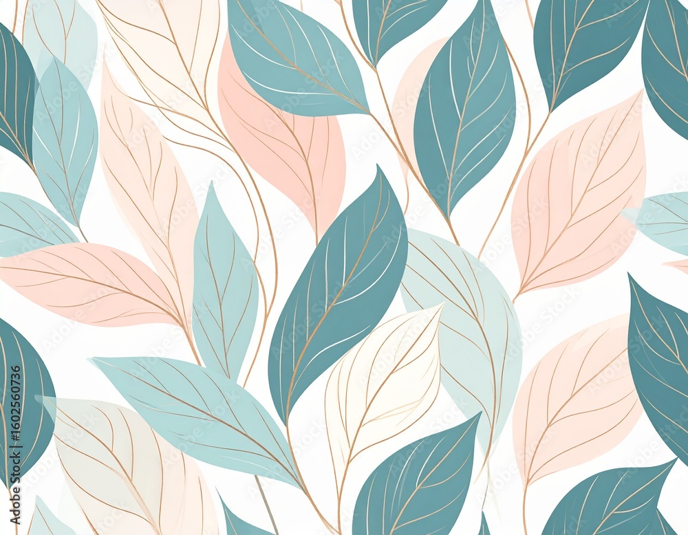 Fototapeta premium seamless floral pattern
