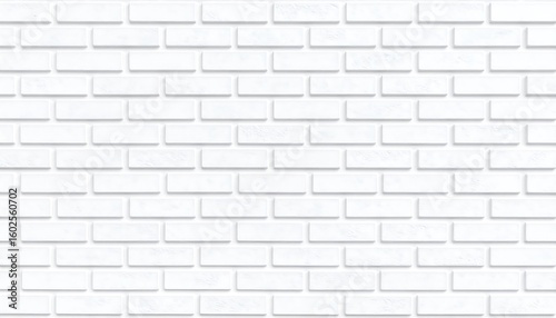 Seamless white brick wall pattern