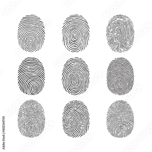 Fingerprint icon representing secure digital signature and encryption.