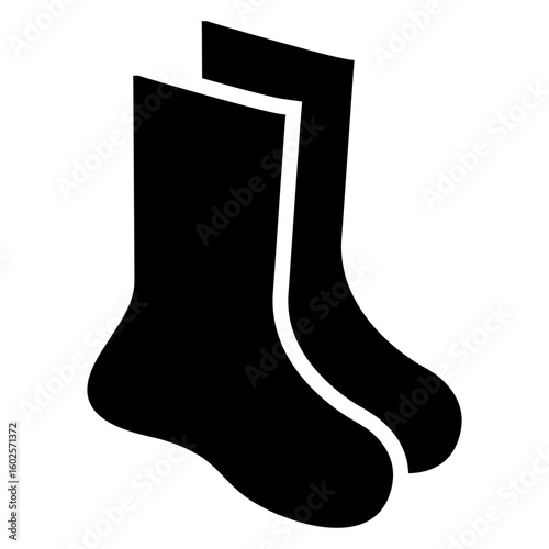 Icono con silueta de calcetines