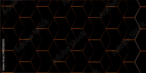 Mondrian style of diagonal square pattern vector. Design geometric tile gold on black background. Modern style of hipster isolated. Monochrome concept. diamond pattern background.	
