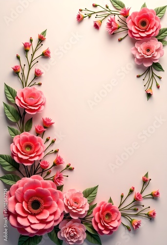 Flowers frame