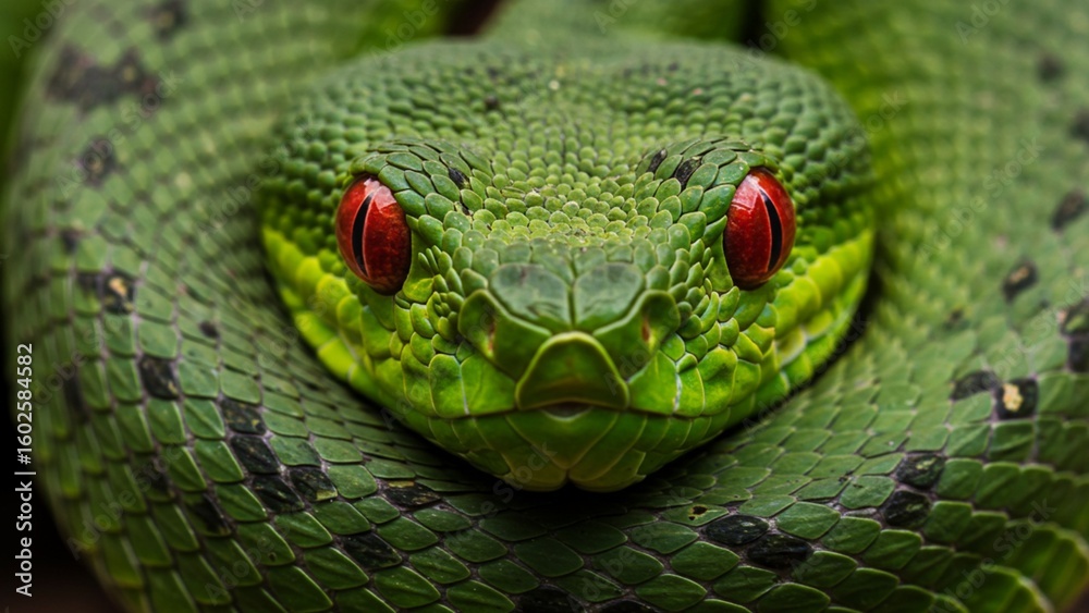 Obraz premium Viper Closeup