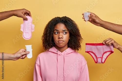 Choosing period products menstrual cup tampon pad underwear period options for women