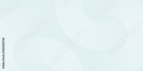 Modern abstract background. Glossy white gradient circle lines. Minimal geometric pattern. Simple graphic elements. Futuristic concept. Suitable for cover  poster  banner  brochure  eps10.