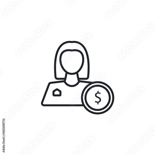 backer icons isolated on White Background. Flat style design
