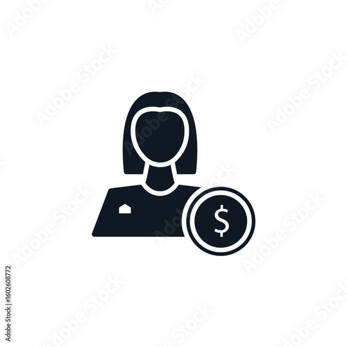 backer icons isolated on White Background. Flat style design
