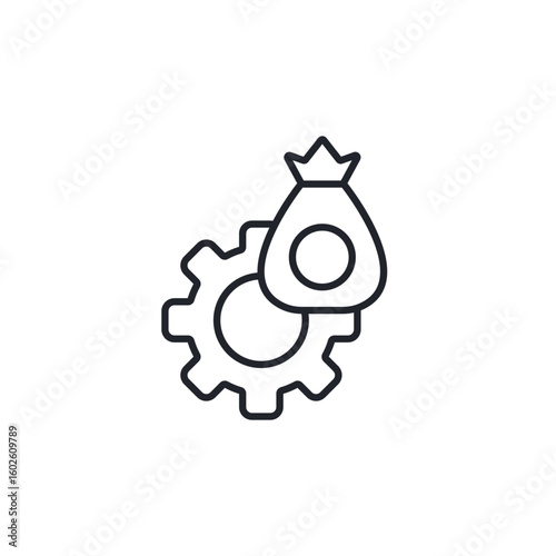 investor icons isolated on White Background. Flat style design
