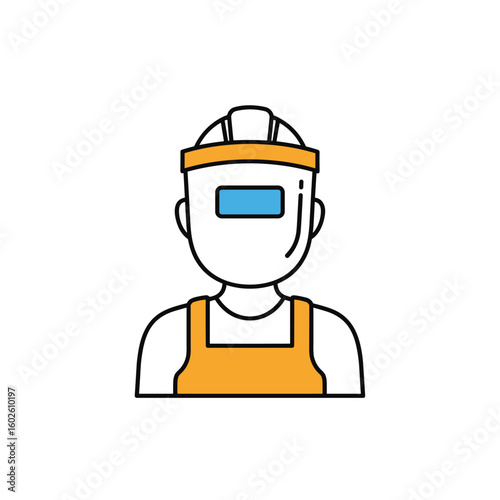 Skilled worker in protective gear performing complex industrial tasks with precision and expertise