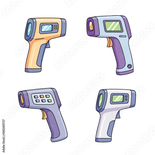 Digital infrared thermometers for accurate non contact temperature measurements health monitoring tool