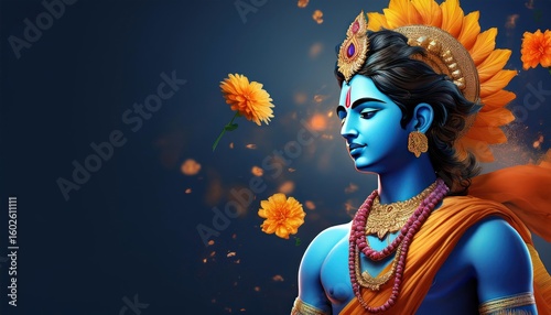 Happy Krishna Janmashtami Celebrating the Birth of Lord Krishna