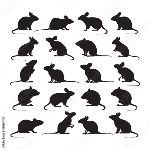 Rat Silhouettes.