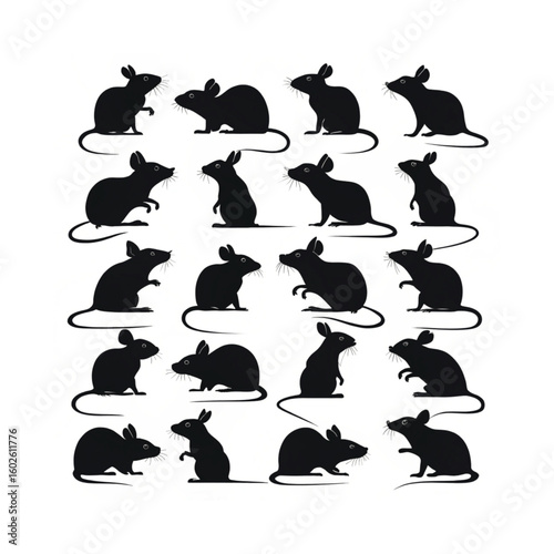 Rat Silhouettes.