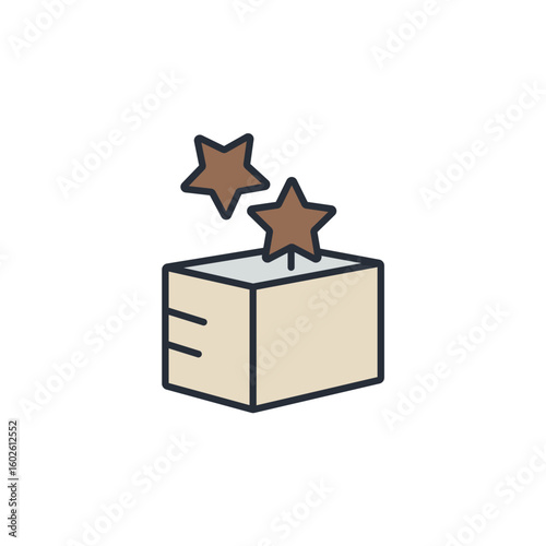 pre order icons isolated on White Background. Flat style design