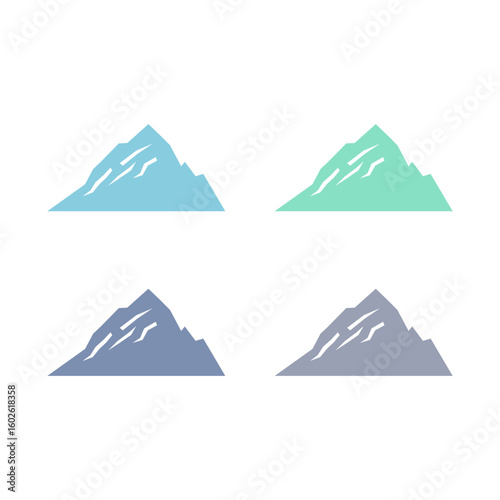 SIMPLE HILLS DESIGN HIMALAYA TRAVEL AGENCY LOGO SIGN SYMBOL VECTOR