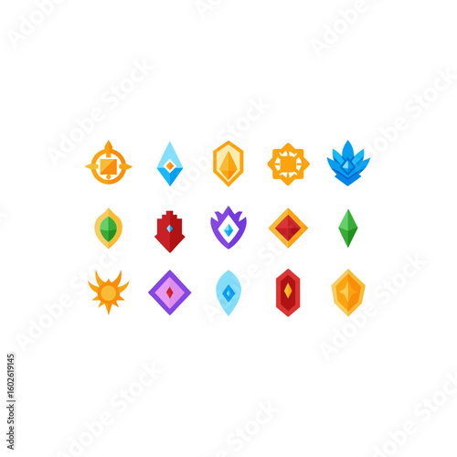 different arcane relic fragment icons set 