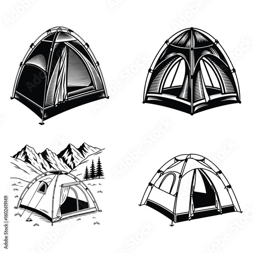 Camping Tent Svg