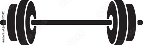 Set of Dumbbells and Weights Vector Illustration for Fitness and Gym Training. Dumbbell silhouette vector