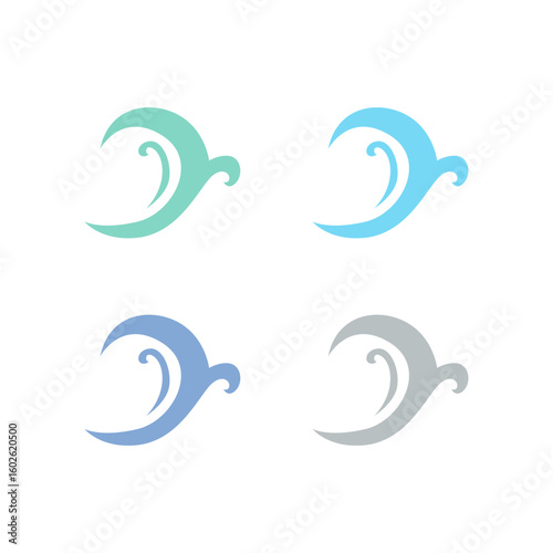 Water Splash Sign Symbol Logo Vector
