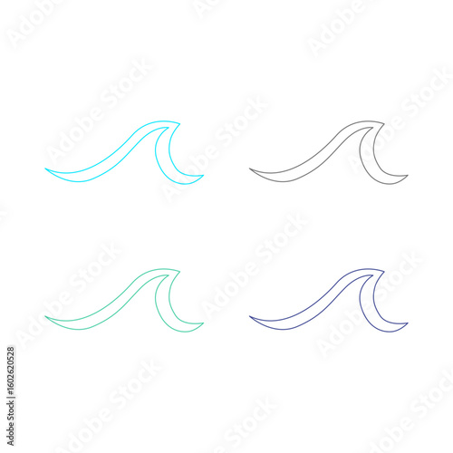 Water Splash Sign Symbol Logo Vector
