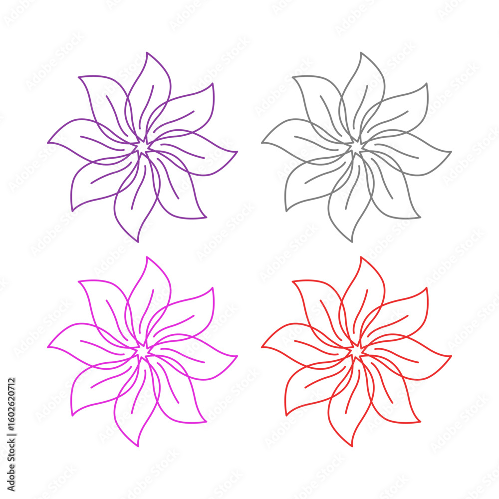 Fototapeta premium Natural Ayurveda Massage Spa Resort Logo Sign Symbol 