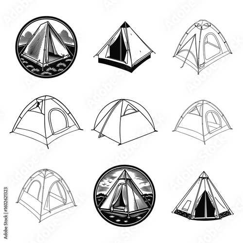 Camping Tent Svg