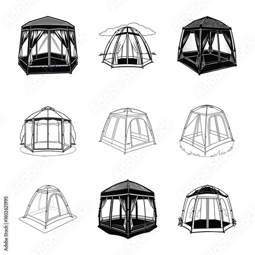 Camping Tent Svg